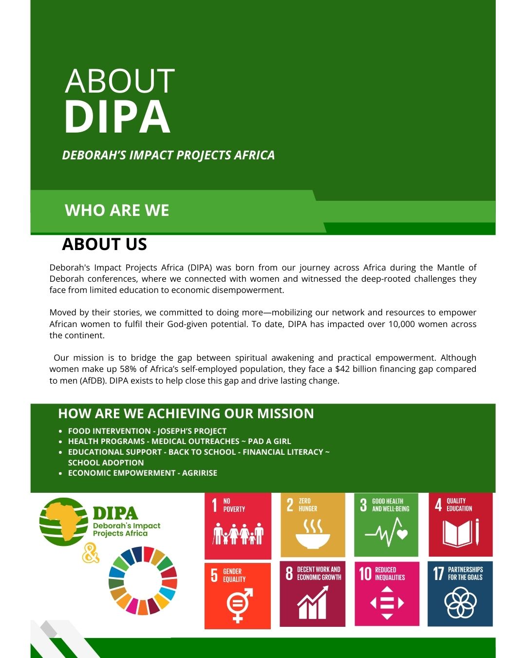 Deborah's Impact project Africa