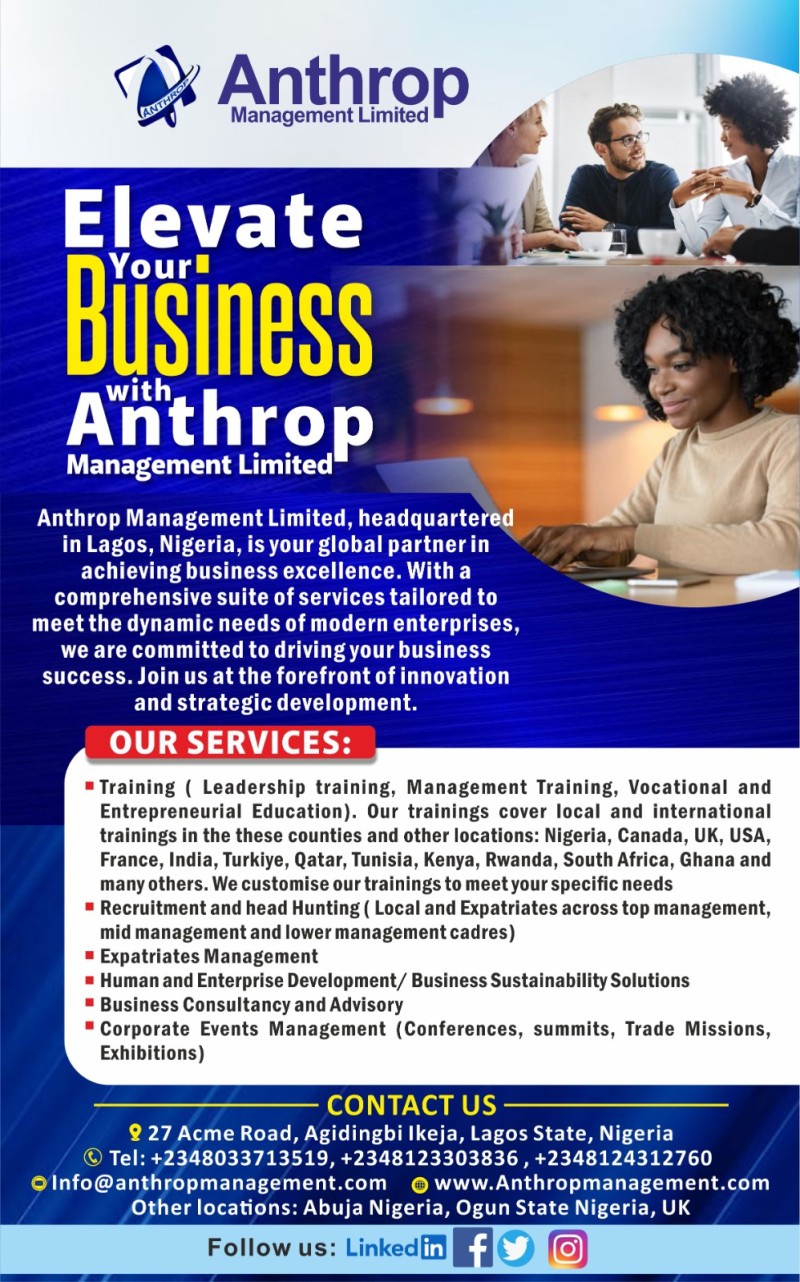 Anthrop Management Limited