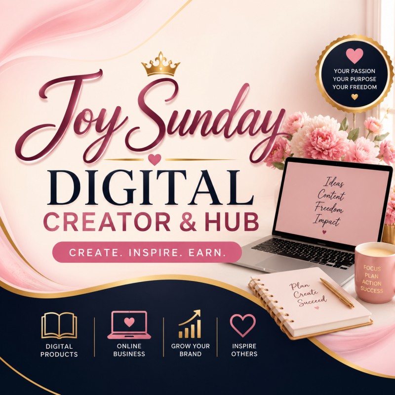 Joy Sunday digital creator and hub