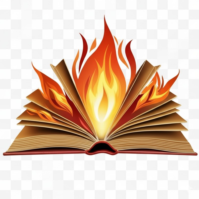 Flaming-Books