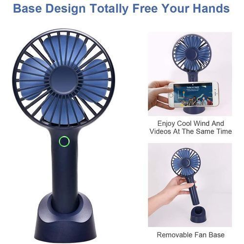 Rechargeable handfan with Stand