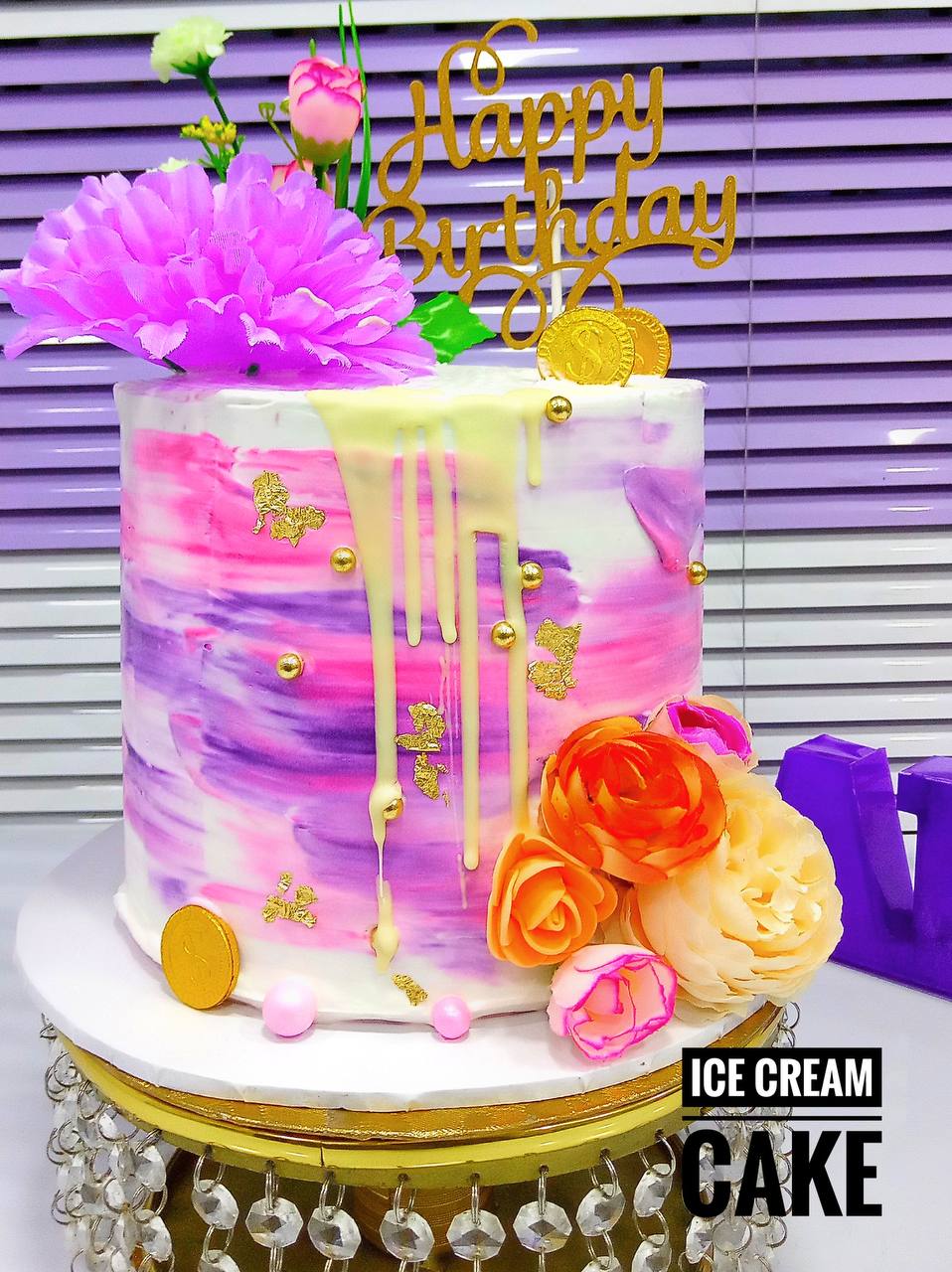 Online class for ice cream frosting, whipped cream and cake filing online course