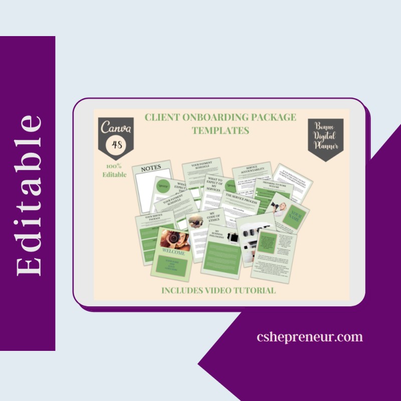 Editable Client Package Templates