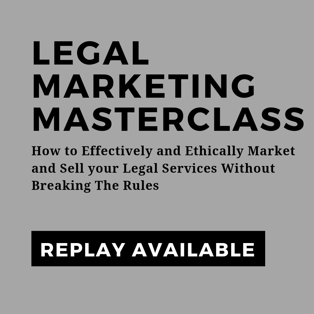 Legal Marketing Masterclass
