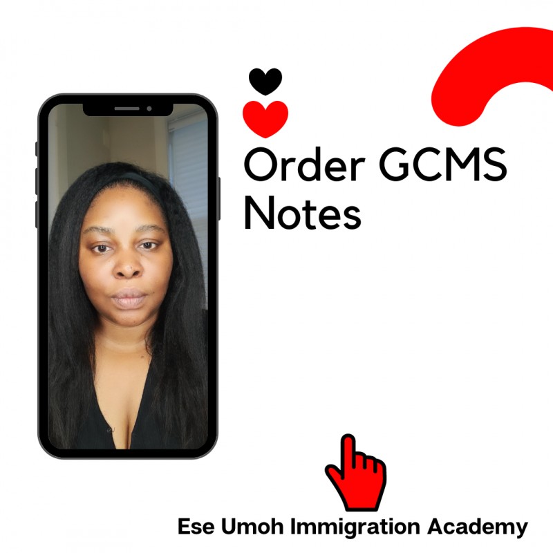 Order GCMS notes