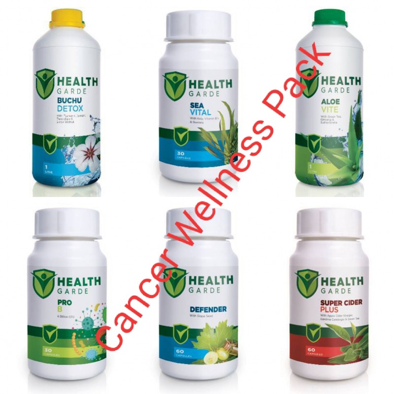 Cancer Wellness Pack - Nutritional And Herbal Remedy From Healthgarde