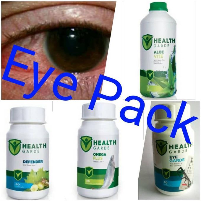 Healthgarde Eye Treatment Pack, It Improve Eye Sight, Night Vision, Reduce Redness, Prevent Glaucoma, Cataracts & Itching