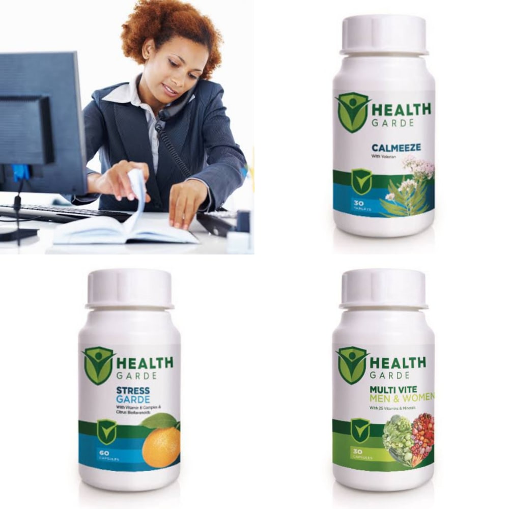 Stress Management Supplements Pack From Healthgarde