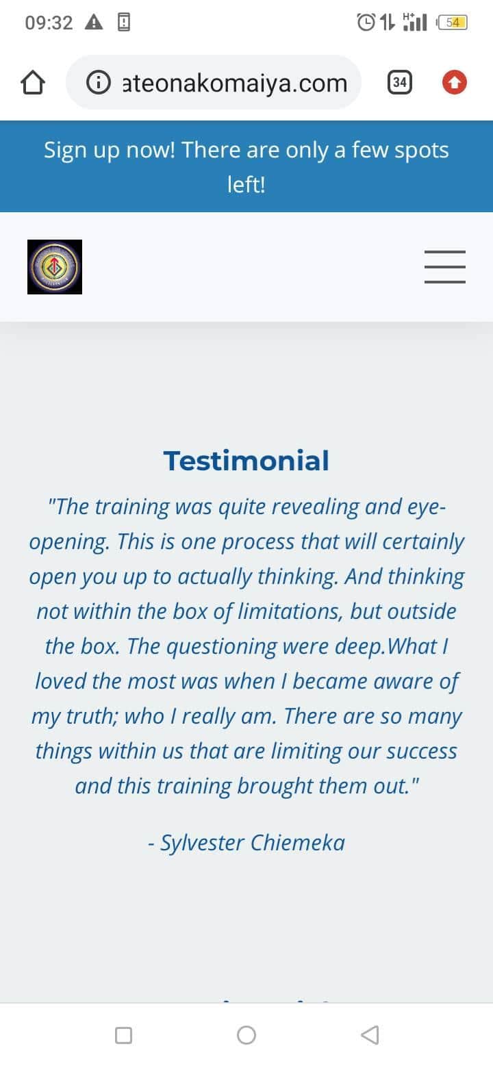 Customer review 1