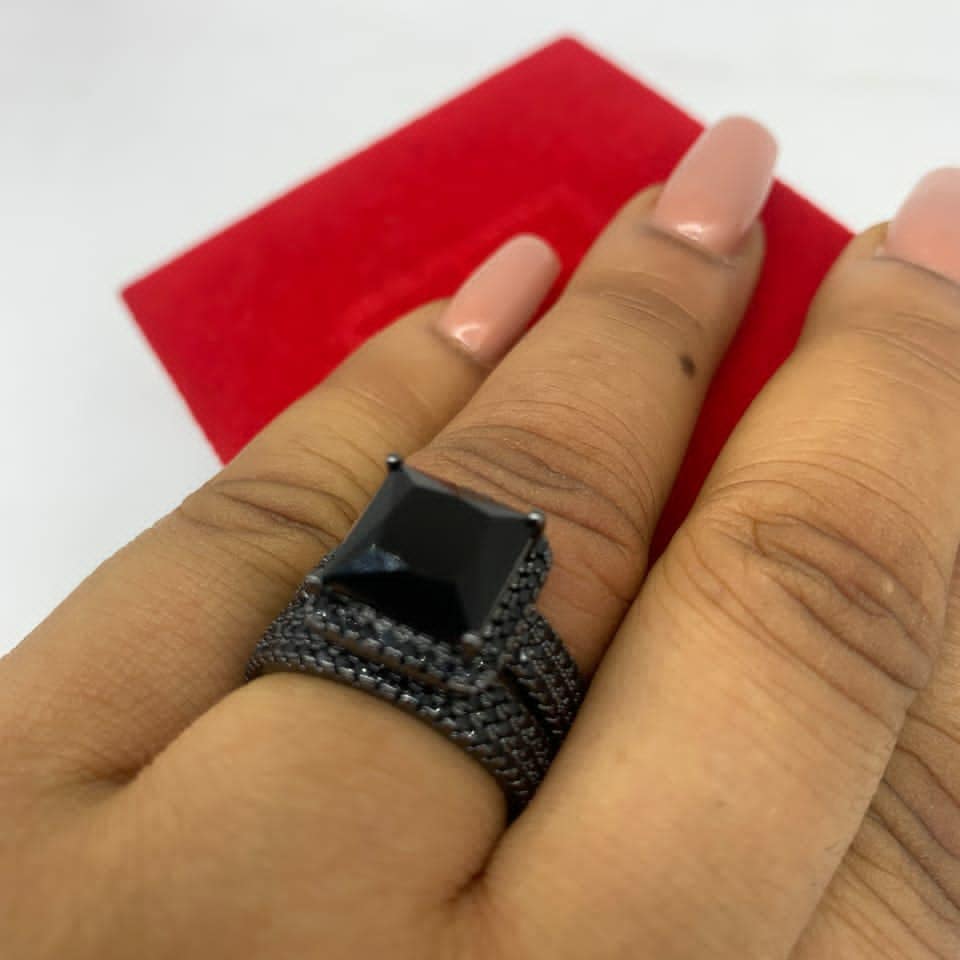 BRIDAL WEDDING RING SET