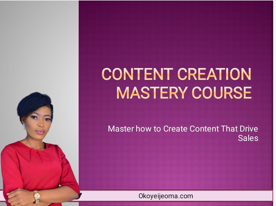 Content Creation Mastery Course