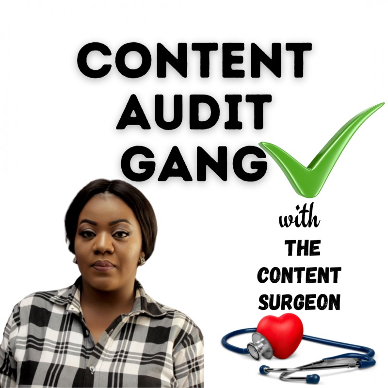PAGE AUDIT BY THE CONTENT SURGEON