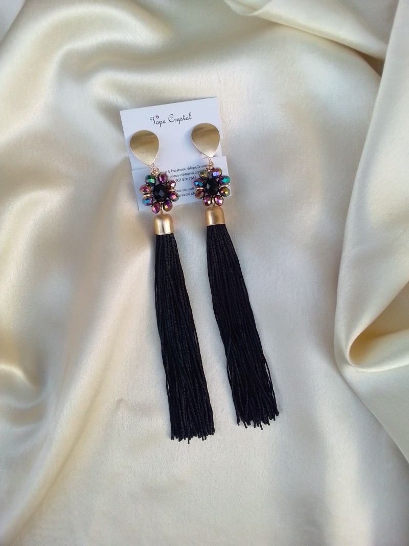 Sisi Earrings- Black