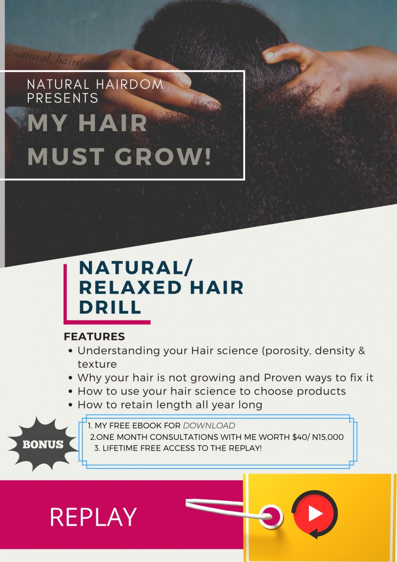 HAIR MUST GROW DRILL REPLAY