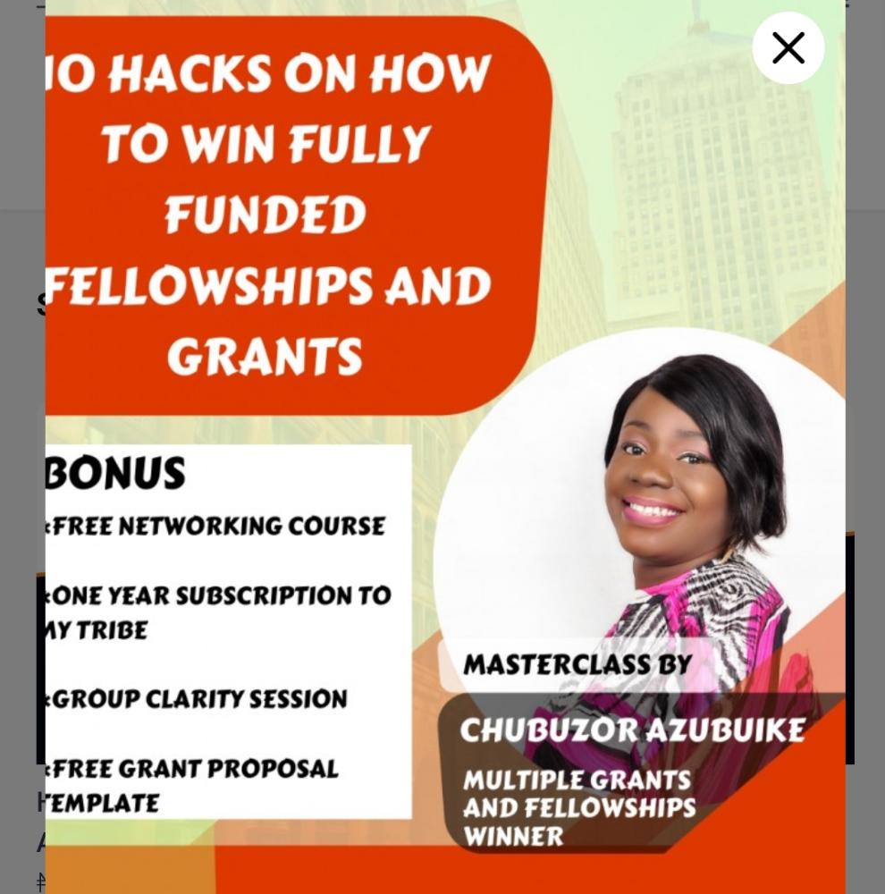 Replay: 10 HACKS TO WIN FULLY FUNDED FELLOWSHIPS AND GRANTS
