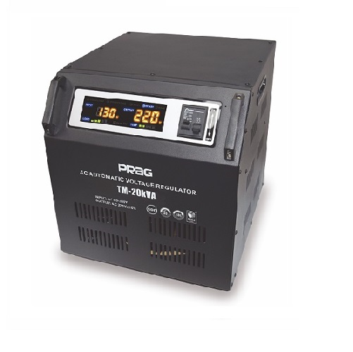 Prag 20KVA Relay Voltage Stabilizer (95V-280V)