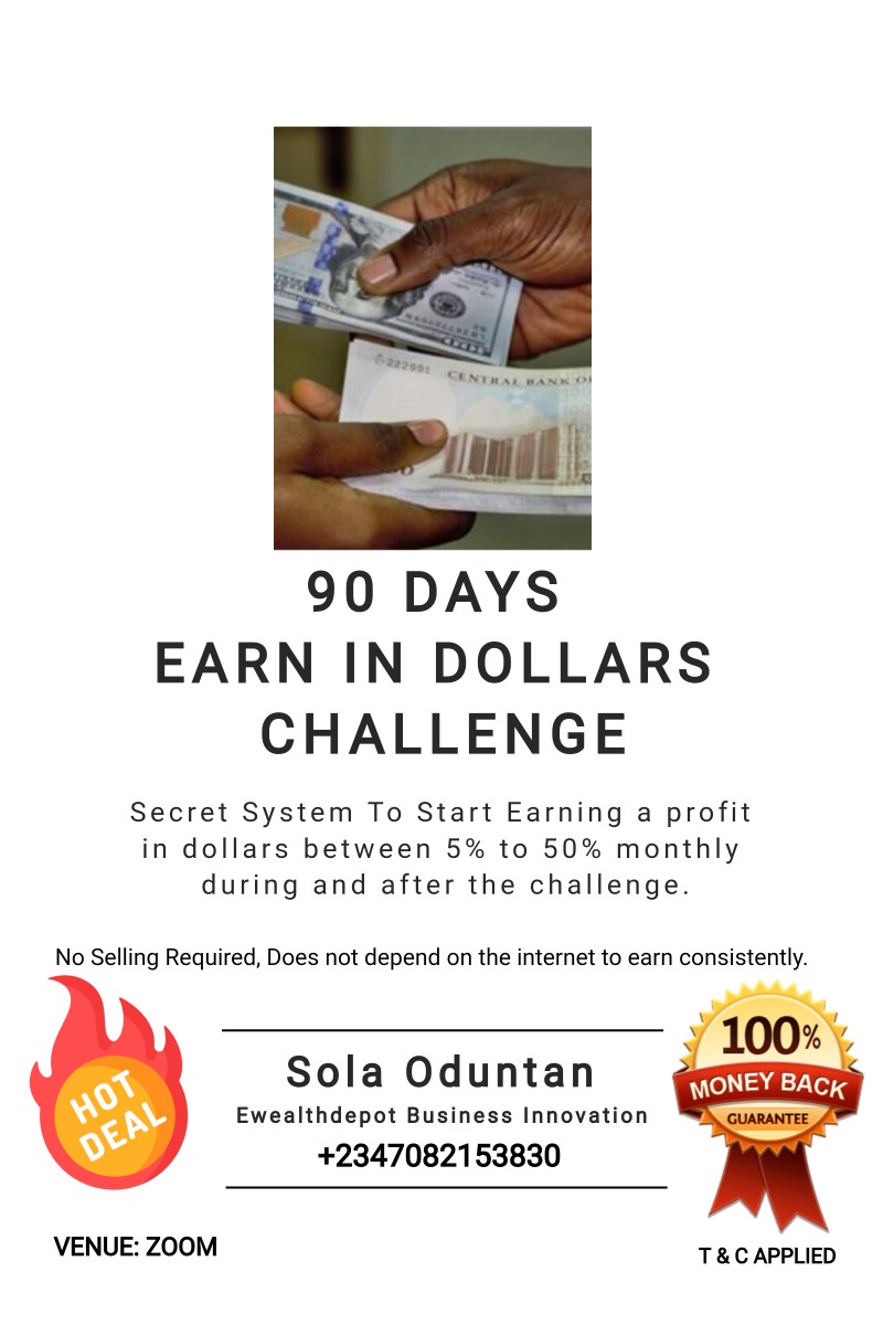 90 DAYS EARN IN DOLLARS CHALLENGE