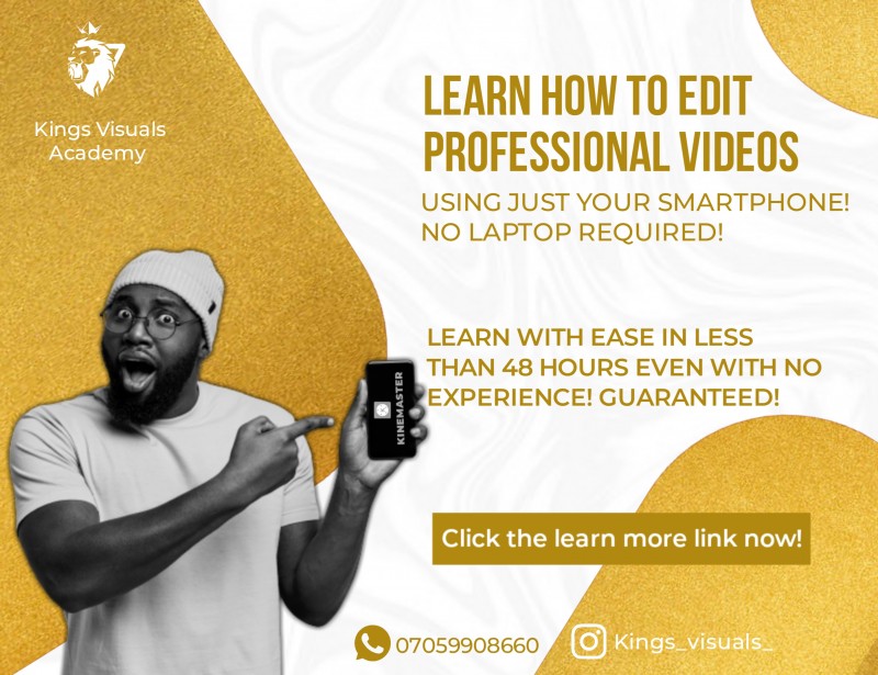 Learn professional video editing with your smartphone