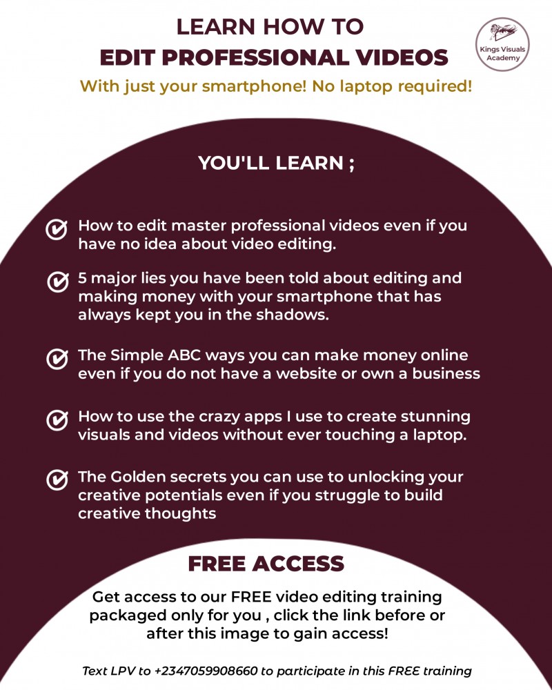 Let how to edit professional videos with your smartphone