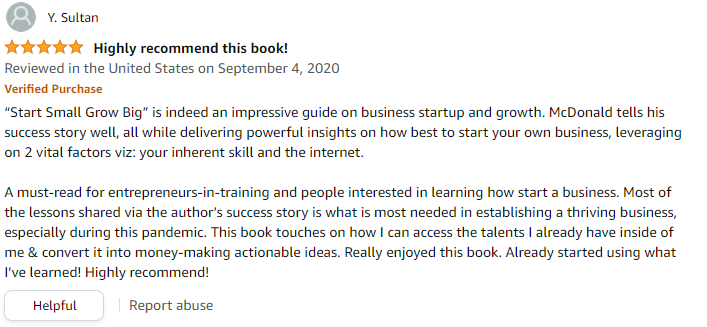 Customer review 2