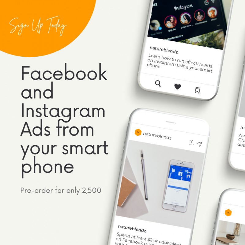 Facebook and Instagram Ads from your smart phone