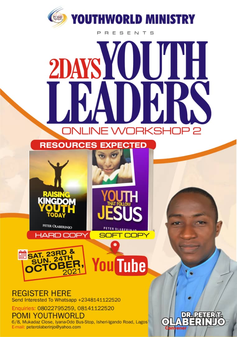 YOUTH LEADERS ONLINE WORKSHOP 2 (FIRST EDITION)