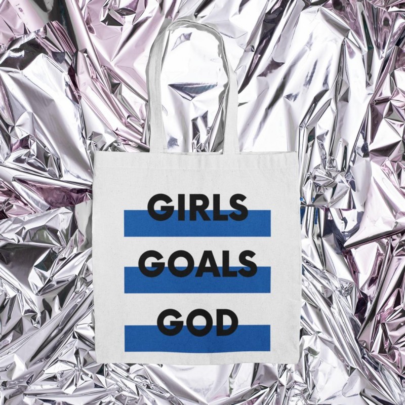 Girls Goals God Totebag