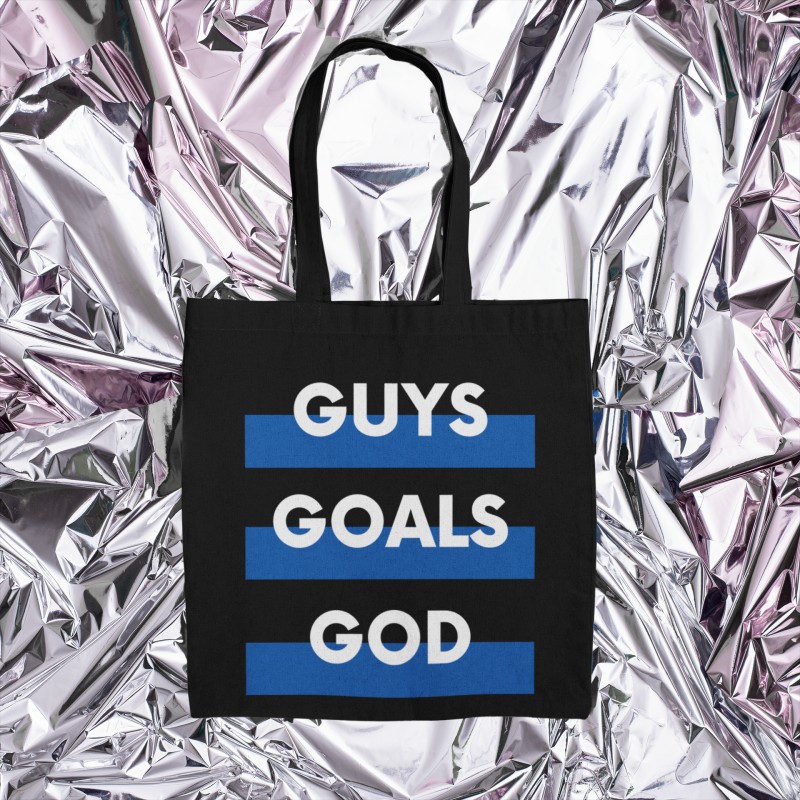Guys Goals God Totebag