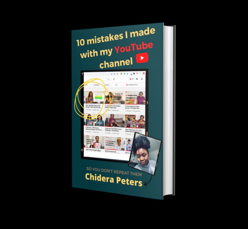 10 Mistakes I made with my Youtube Channel- so you don't have to