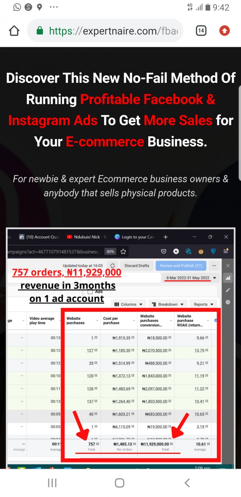 Profitable facebook and instagram ads magnet