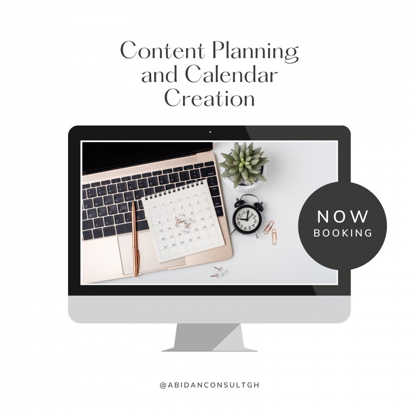 Content planning and Calendar creation
