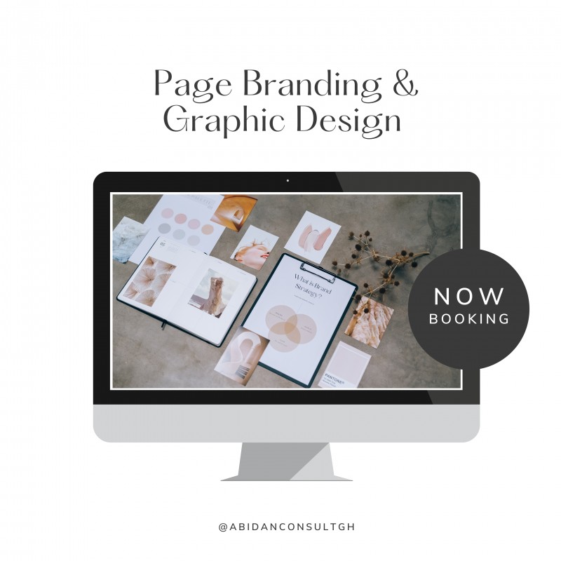 Page branding and Graphic Design