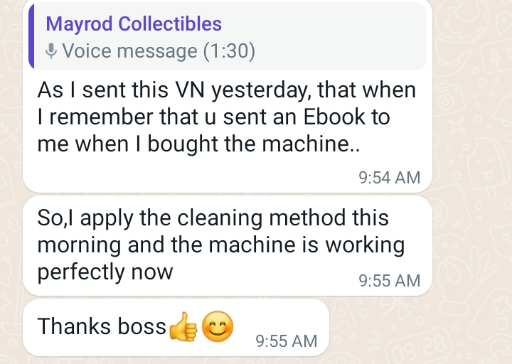 Customer review 1