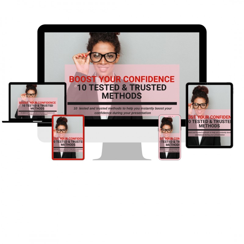 Boost your confidence