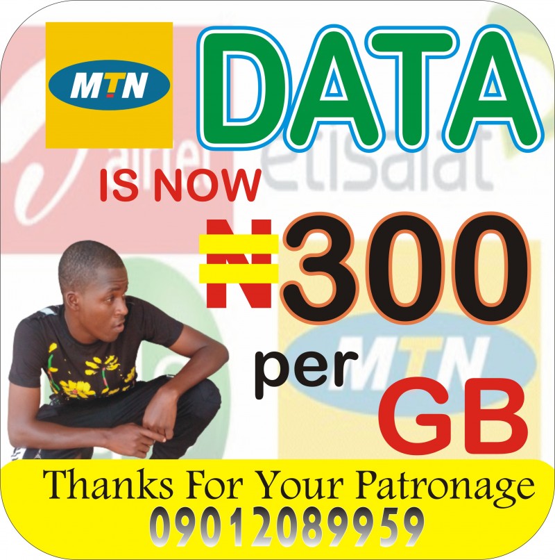 Subscribe MTN Data by Adesina Ridwan Ayofe on Selar