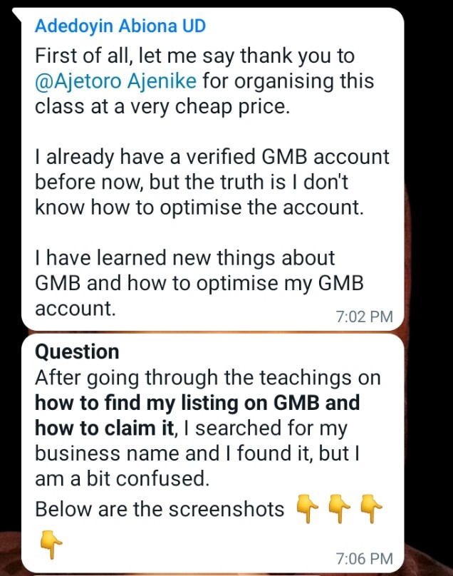 Customer review 1