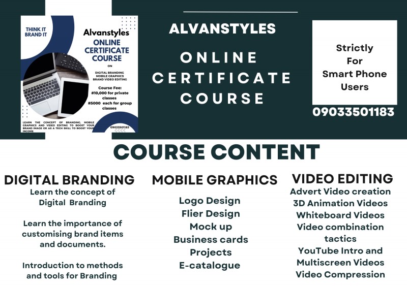 Graphic Designing and Video Creation Class