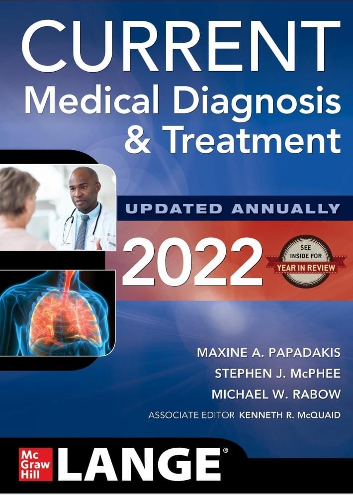 CURRENT MEDICAL DIAGNOSIS AND TREATMENT (2022)