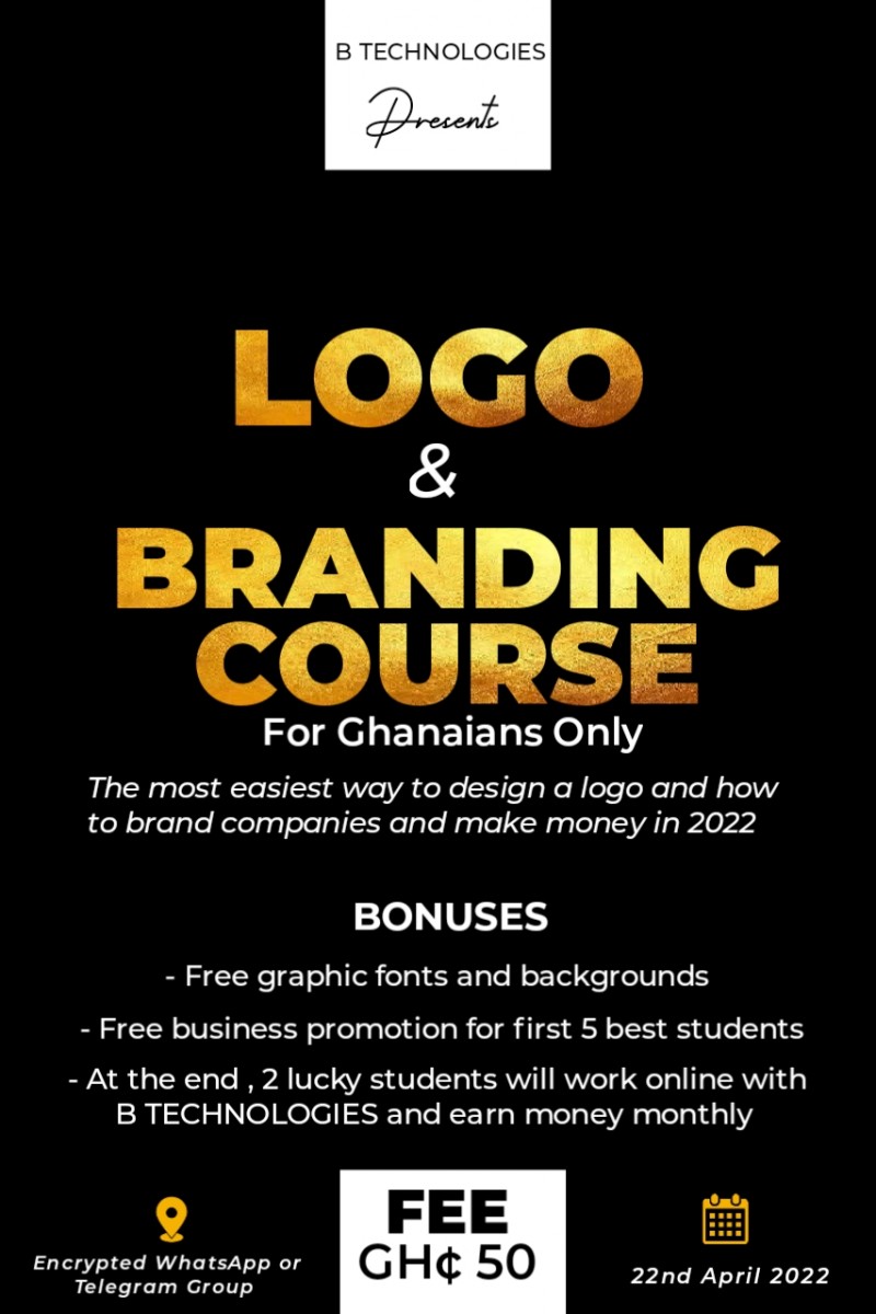 Buy B TECHNOLOGIES , LOGO AND BRANDING COURSE by Victor chinedu on Selar