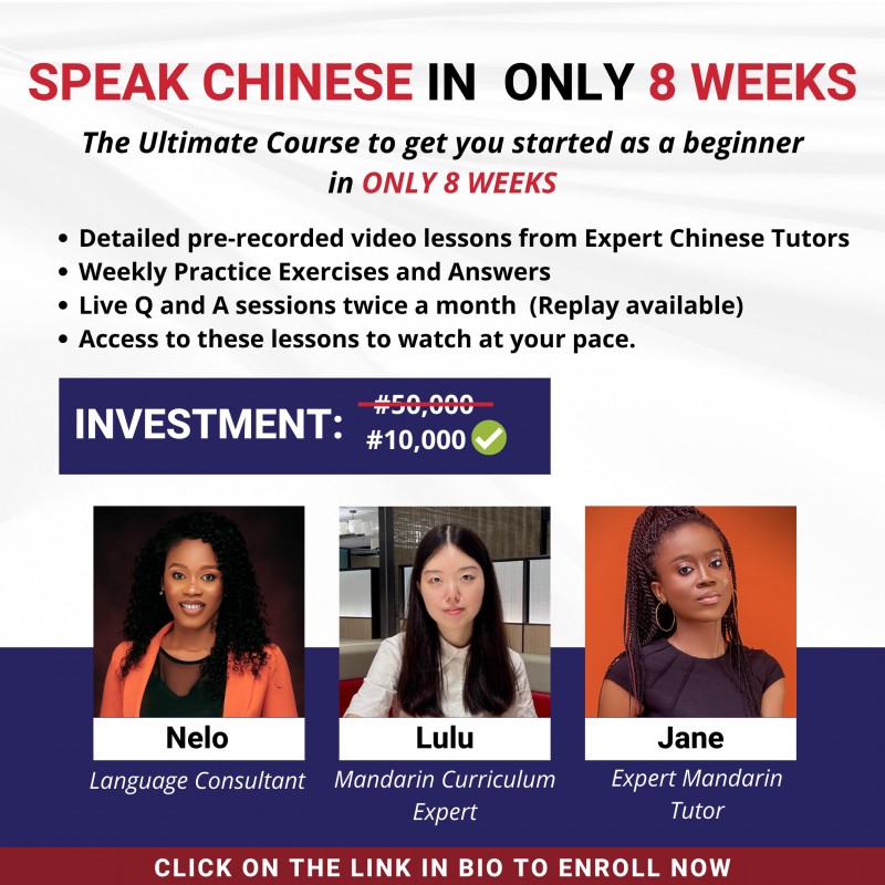 Speak Chinese In Only 8 Weeks