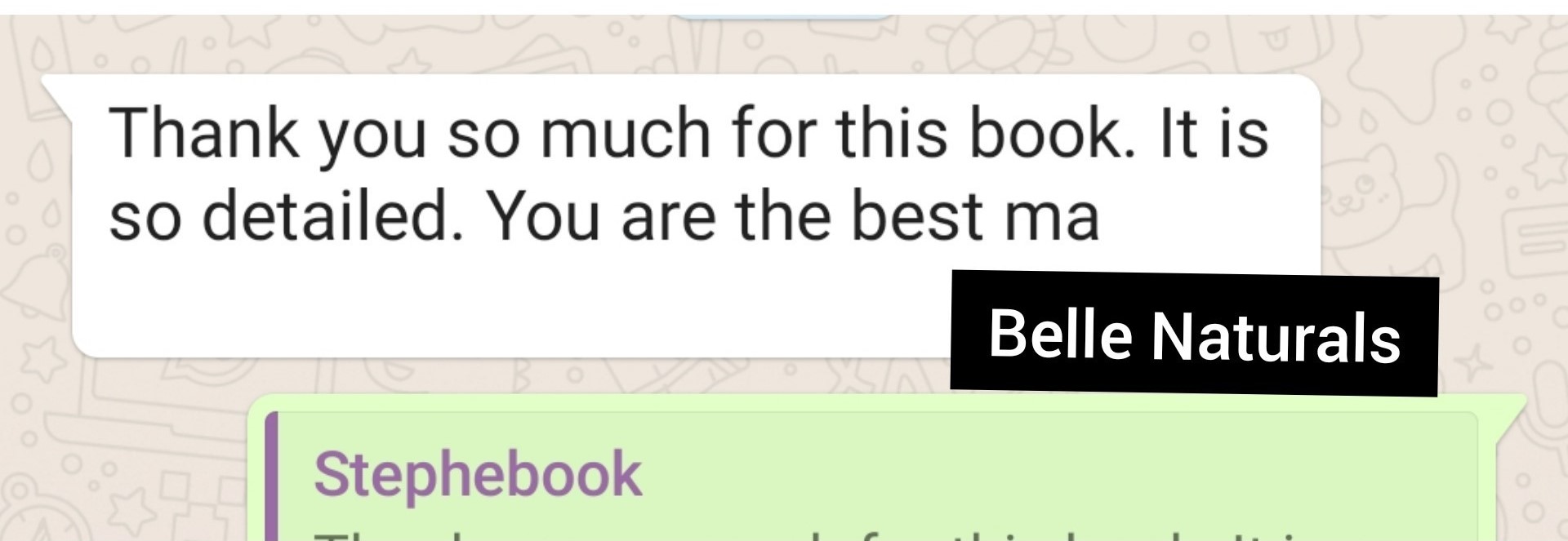 Customer review 1