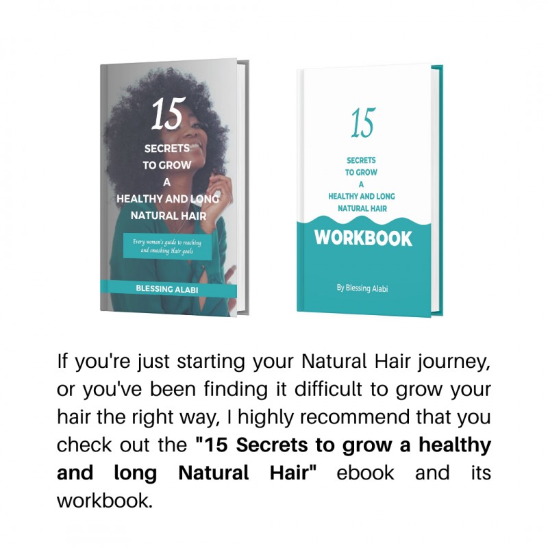 15 Secrets To Grow a Healthy and Long Natural Hair Book + Workbook