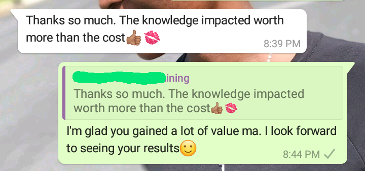Customer review 1