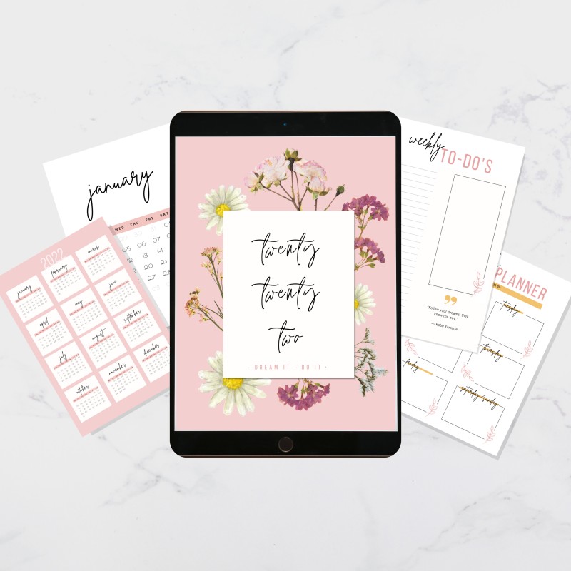2022 Lotus Digital Planner