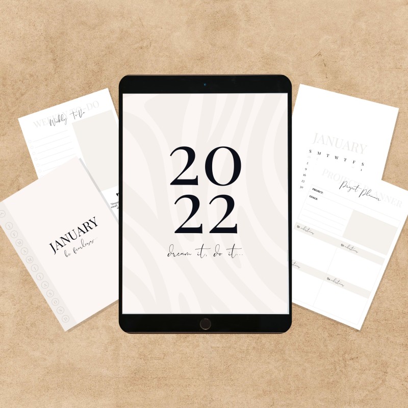 2022 Mocha Digital Planner