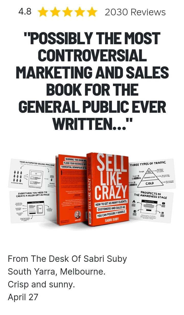 Sell like crazy