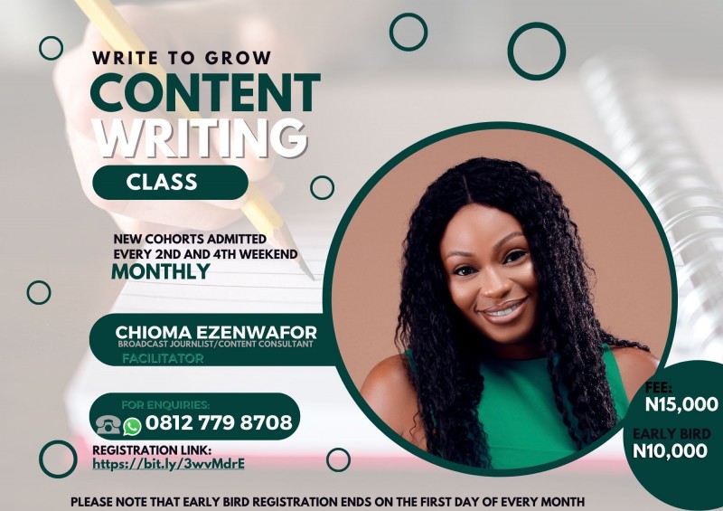 Write to Grow Content Writing Class