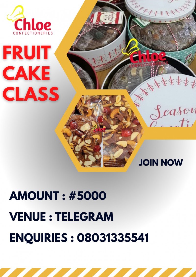Buy FRUIT CAKE CLASS by Funmilola Adu on Selar.co