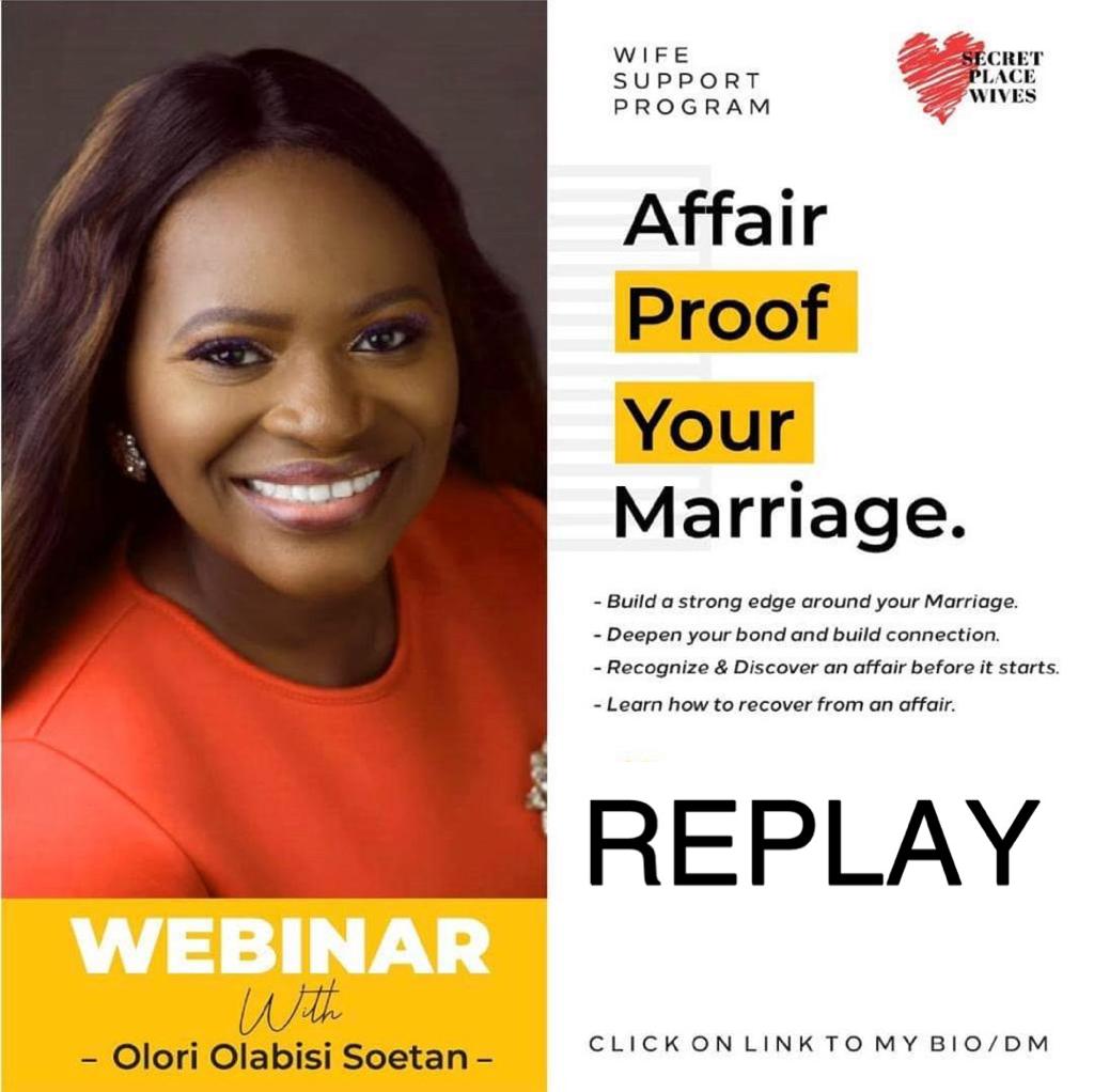 DEALING WITH INFIDELITY WEBINAR