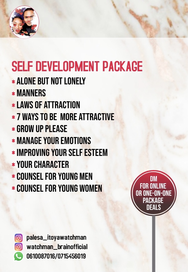 SIX (6) WEEKS INDIVIDUAL THERAPY CYCLE (SINGLES AND COUPLES )